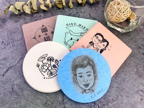 硅藻土杯垫/杯垫/个性化杯垫/客制化礼赠品/文创商品