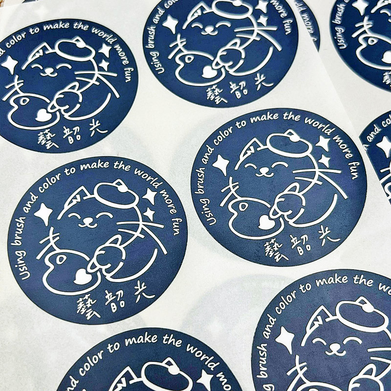  霧面珠光/合成貼紙