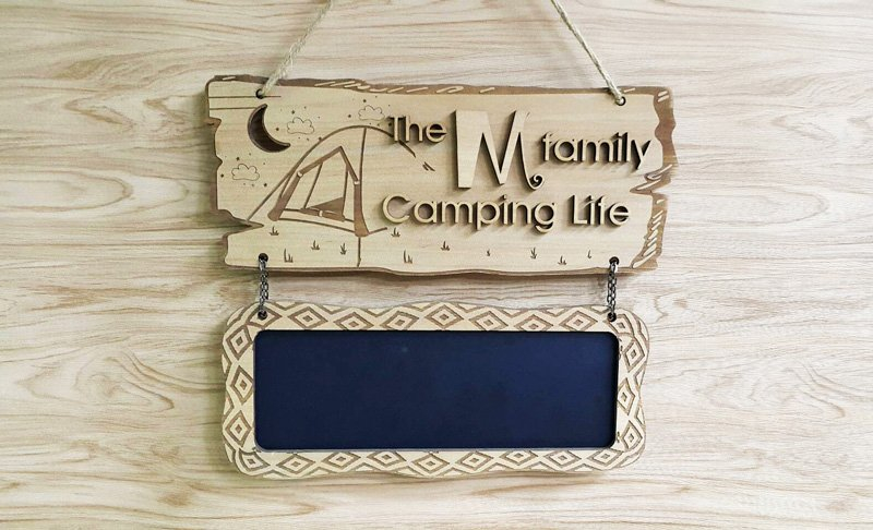 露營門牌造型露營門牌-兩片組