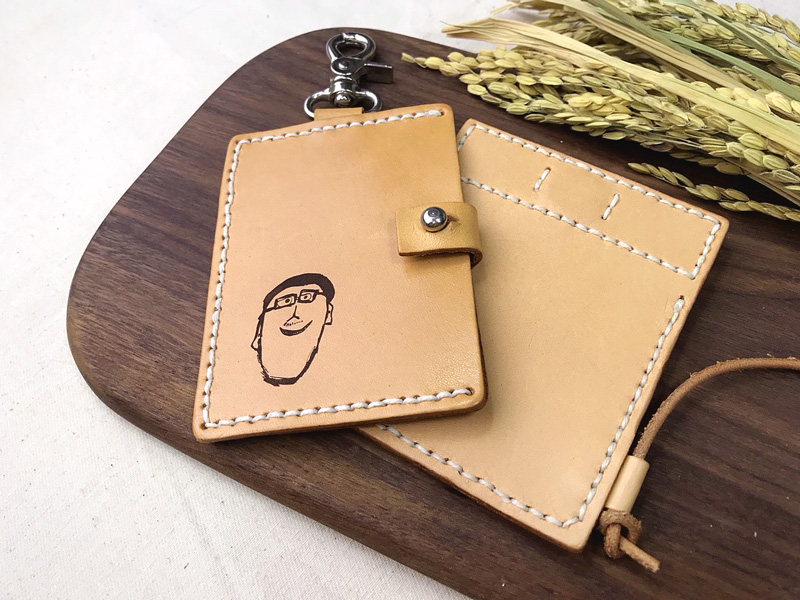 客製化-植鞣皮悠遊卡夾