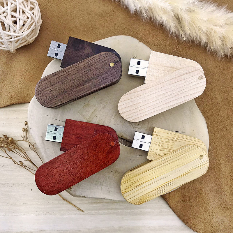 【Thoughtful】- 木質旋轉USB隨身碟